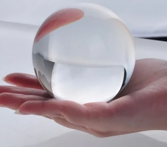 Crystal Ball Decor - Transparent Glass Feng Shui Item
