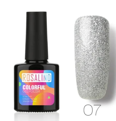 ROSALIND Solid Color UV Nail Gel Polish 10ml