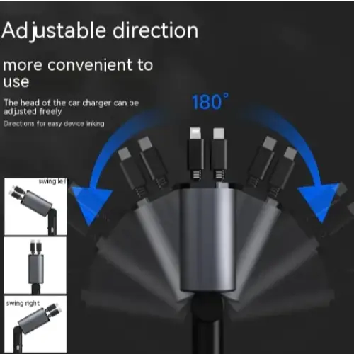 4-in-1 Car Fast Charger