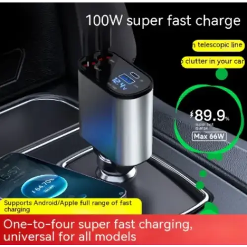 4-in-1 Car Fast Charger