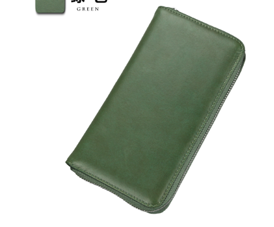 Men's Coin Purse & Women's Leather Zipper Wallet
