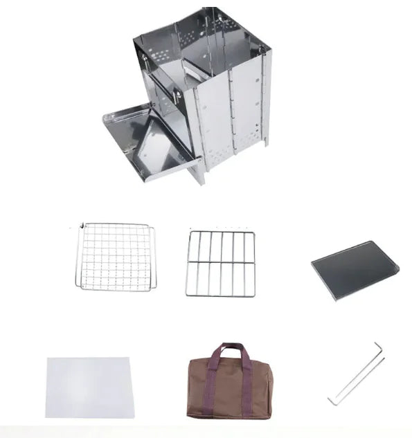 Folding Stainless Steel BBQ Rack