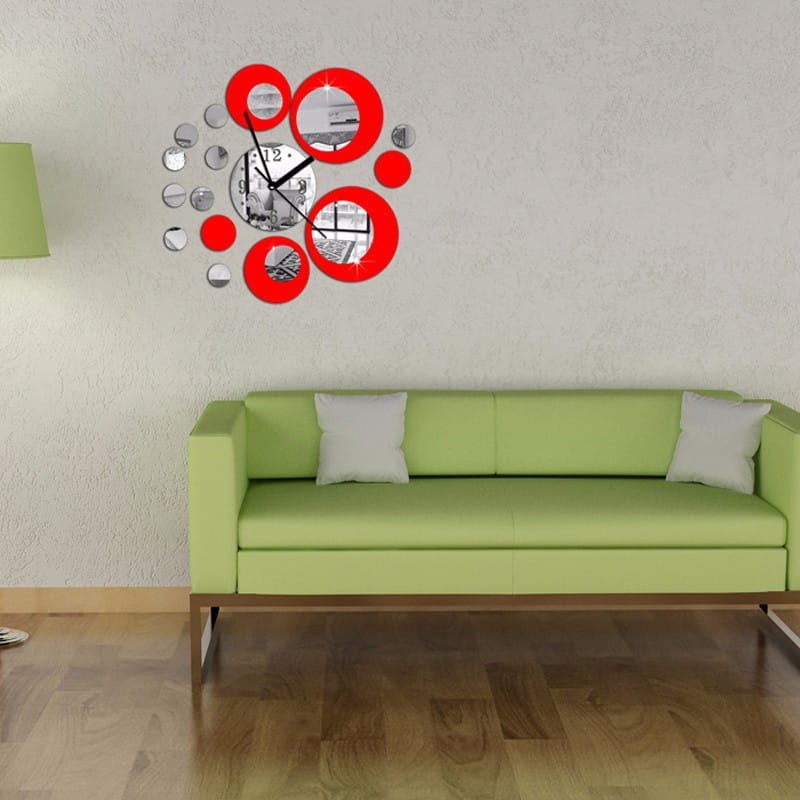 Creative European Wall Clock - DIY 3D Acrylic Design