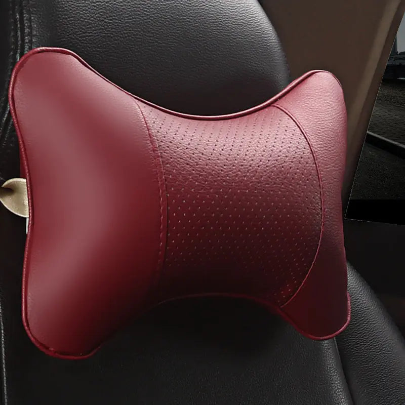 Leather Car Neck Pillow and Headrest - Joomcy