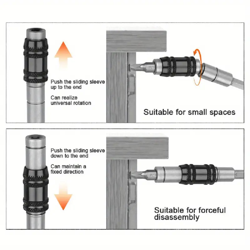 Hexagonal Shank Quick Release Electric Drill Extension Bit