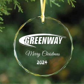 Crystal Glass Christmas Tree Ornament - Creative Holiday Decor