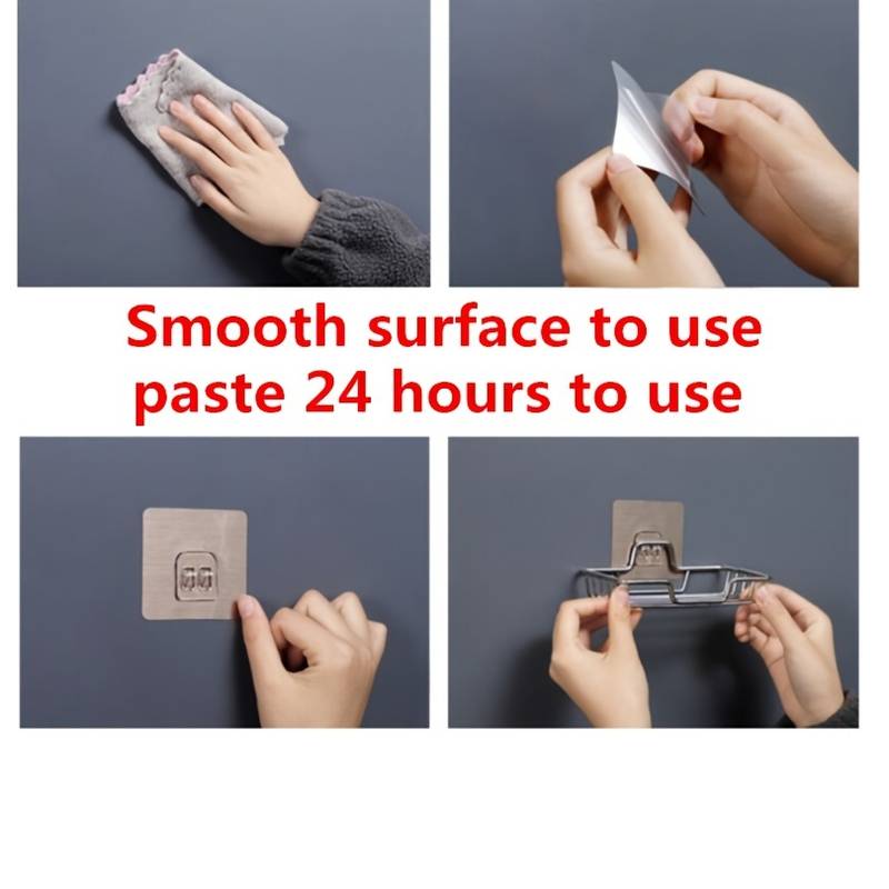 Wall Mounted Soap Storage Rack with Adhesive Holder
