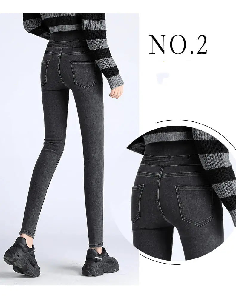 Spring New High-Waisted Skinny Pants Collection
