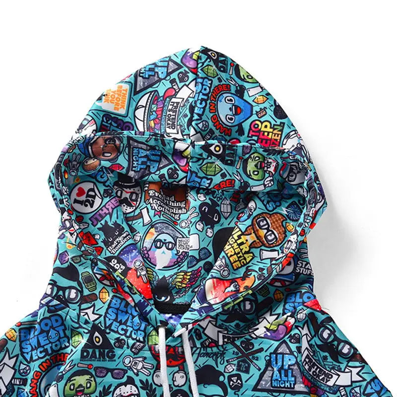 3D Digital Printing Hoodie - European and American Style