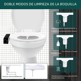 Manual Adjustable Bidet with Dual Spray Function
