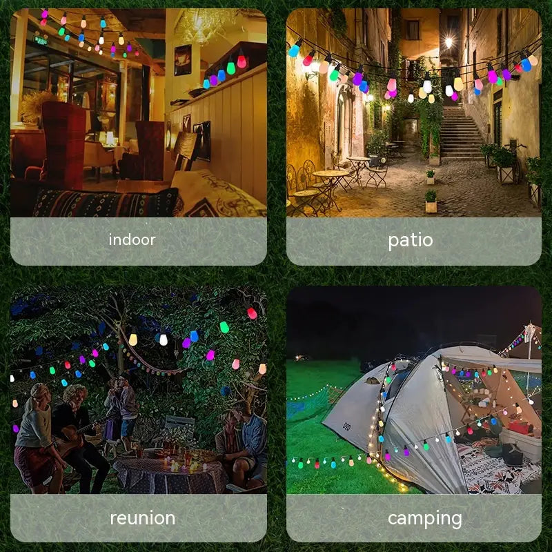 Outdoor Lamp String RGB 4