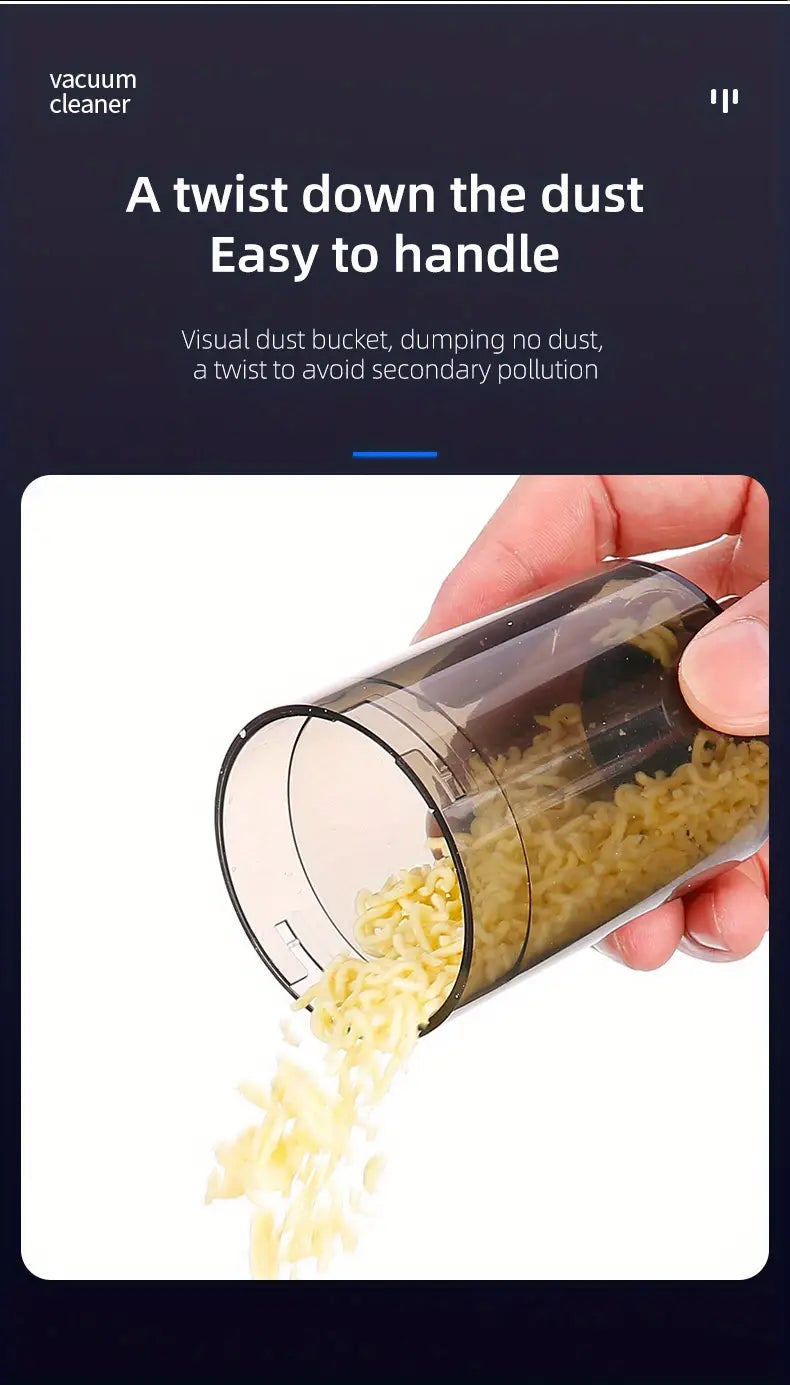 Wireless Car Vacuum Cleaner with Powerful Suction - Joomcy
