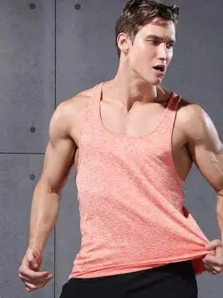 Men's Fitness Tank Top, Breathable Quick-Dry Shirt