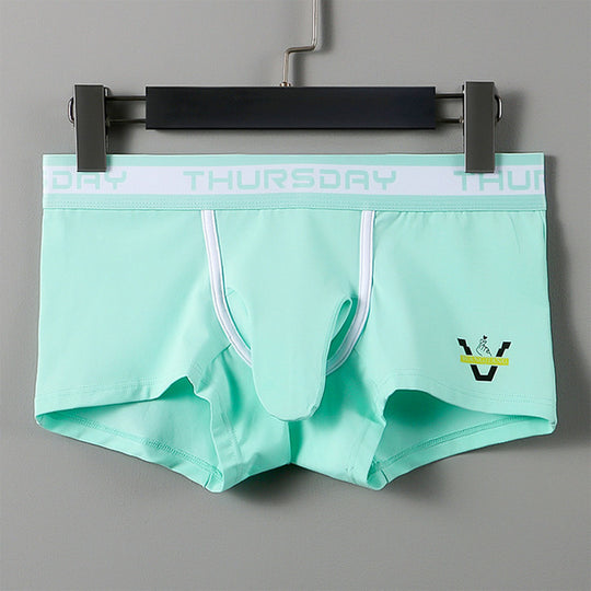 Soft and Breathable Men's Elastic Boxer Shorts