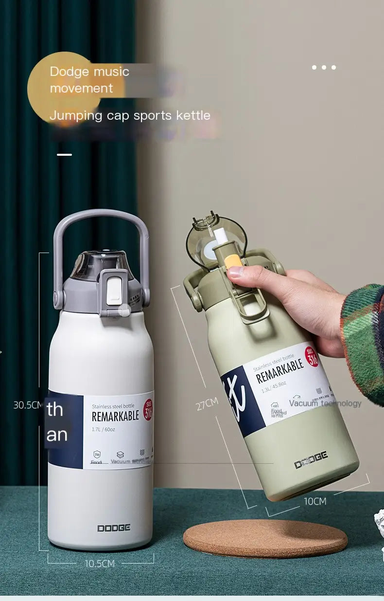 Dodge Large Capacity Insulated Stainless Steel Cup