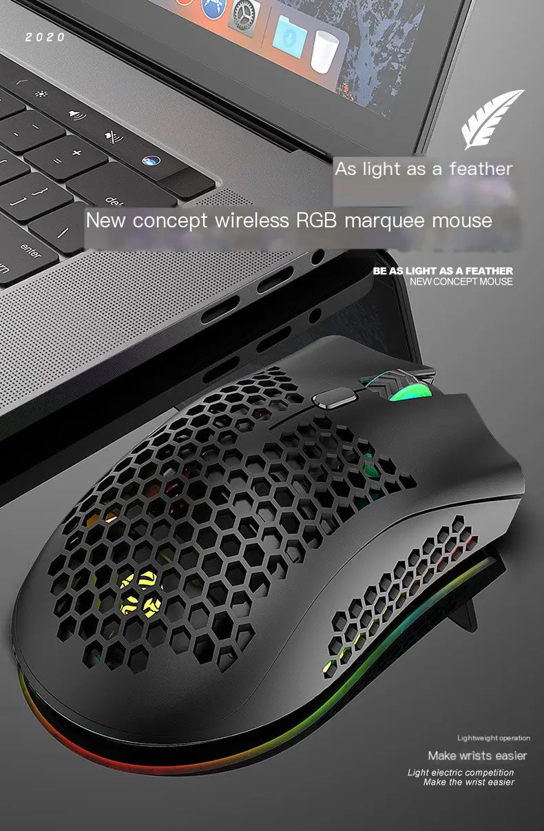 BM600 Wireless Gaming Mouse Black