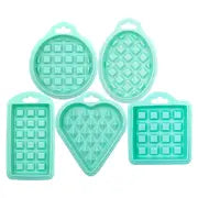 5pcs Non-Stick Silicone Waffle Mold for Baking