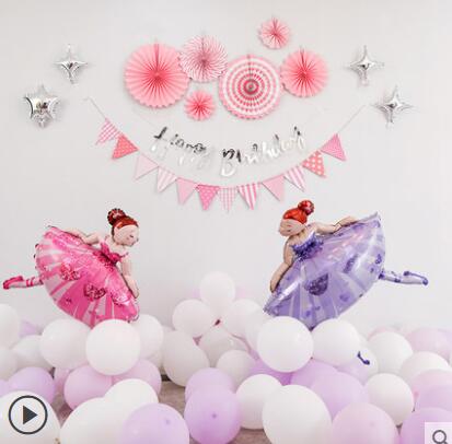 Unicorn Pony Theme Birthday Balloon Decoration Set