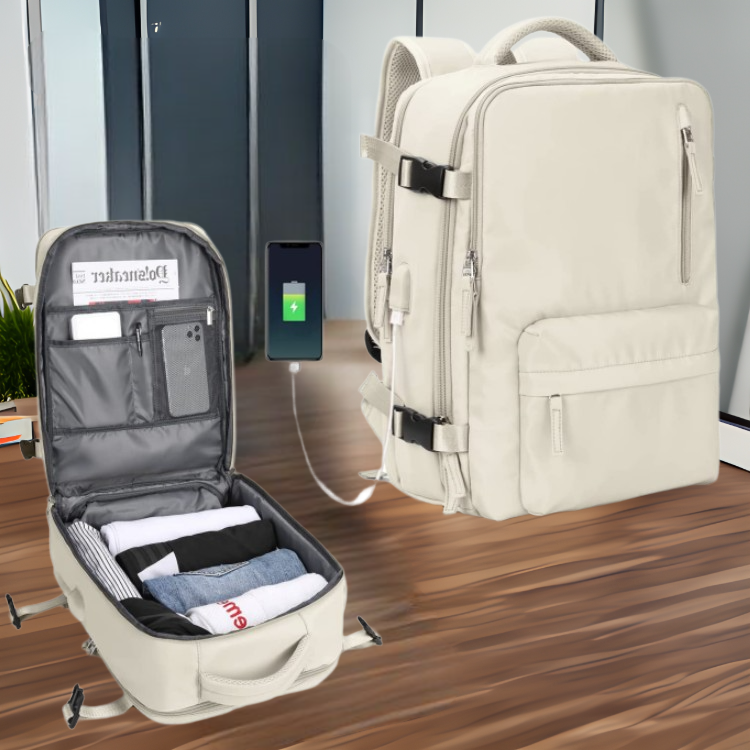USB Rechargeable Large-capacity Travel Backpack for Students