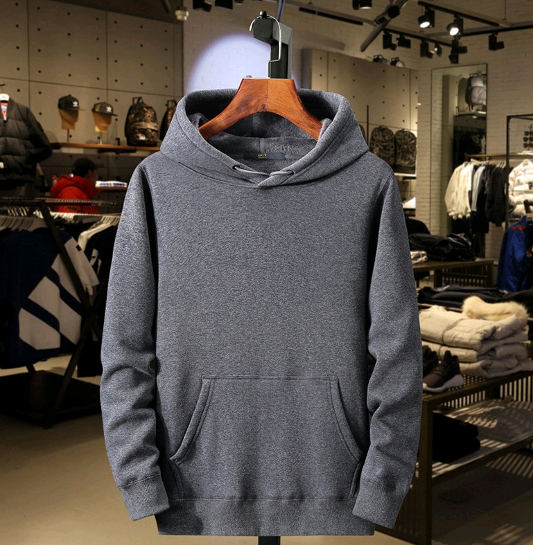 Men's Pullover Hoodie with Fleece Lined Long Sleeves