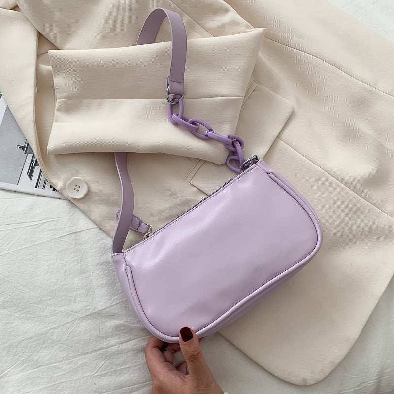 Trendy Women's Shoulder Bag with Chain Strap (Summer)