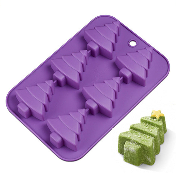 3D Christmas Tree Silicone Mold for Baking and Crafts
