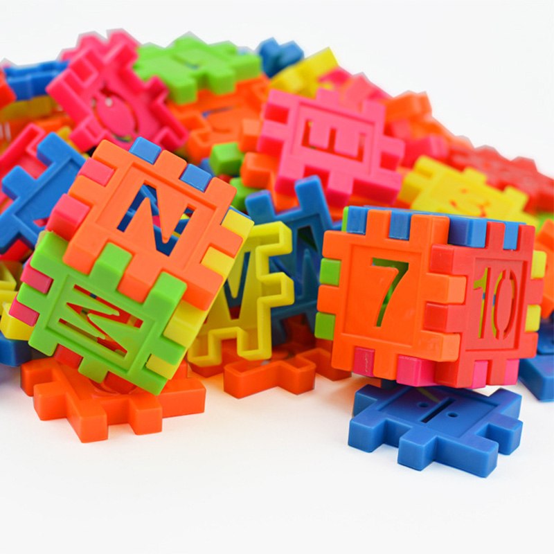 Educational Plastic Building Block Toy Set for Kids