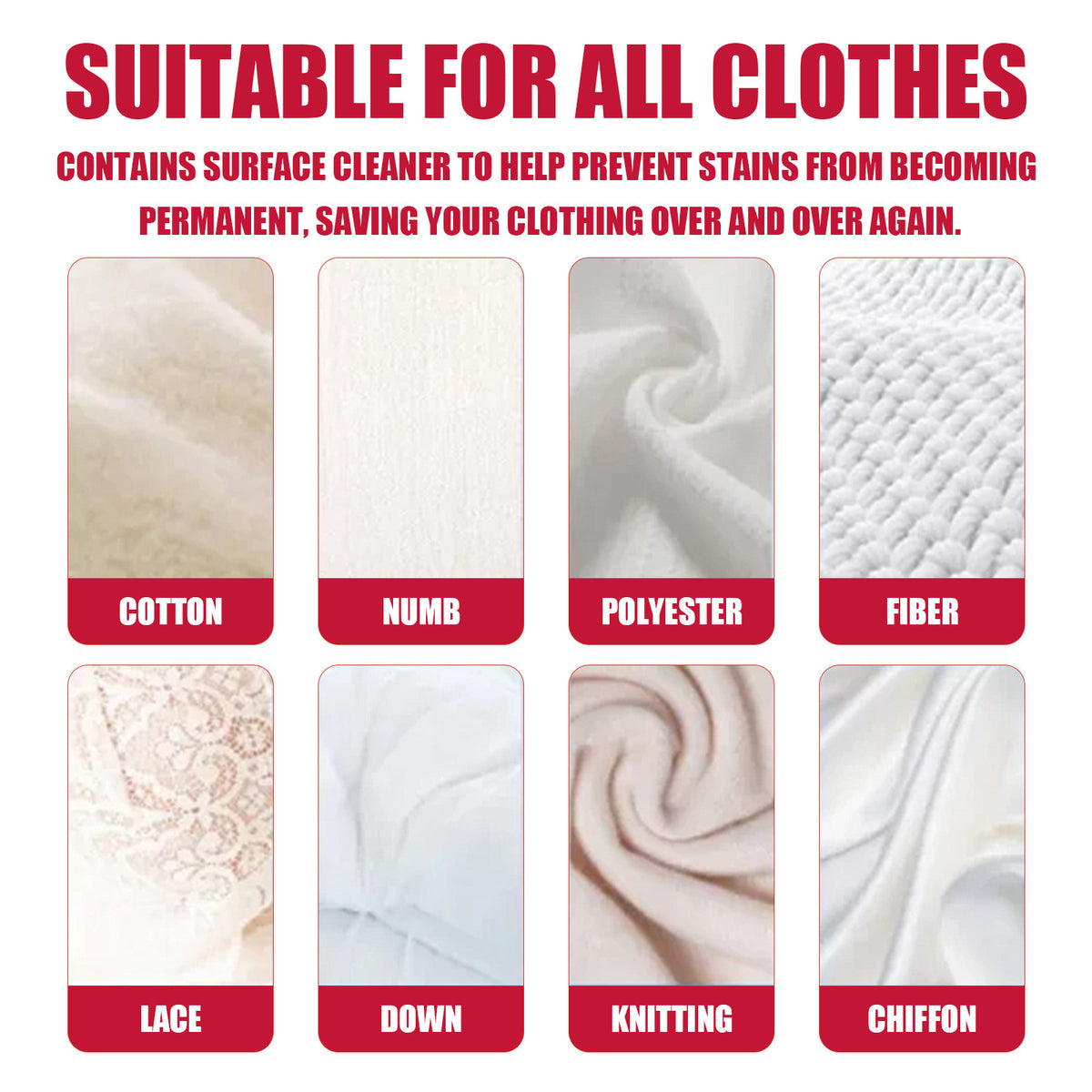 Jaysuing Deep Clean Wet Wipes for Clothes Stains