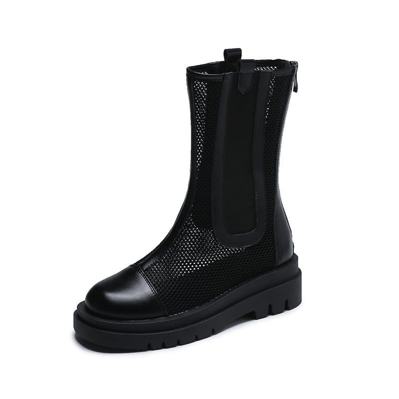 Women’s Summer Martin Round Toe Short Boots