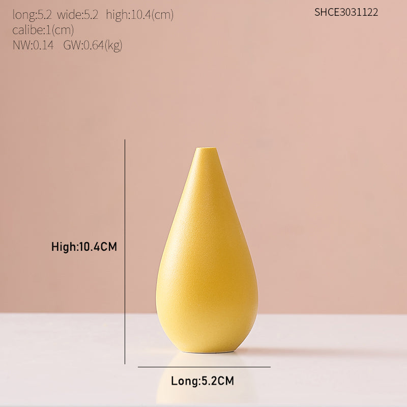 Mini Ceramic Decorative Flower Vase - Nordic Style