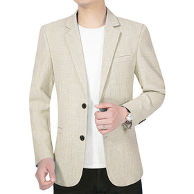 Men's Slim Fit Business Casual Blazer for Spring/Fall