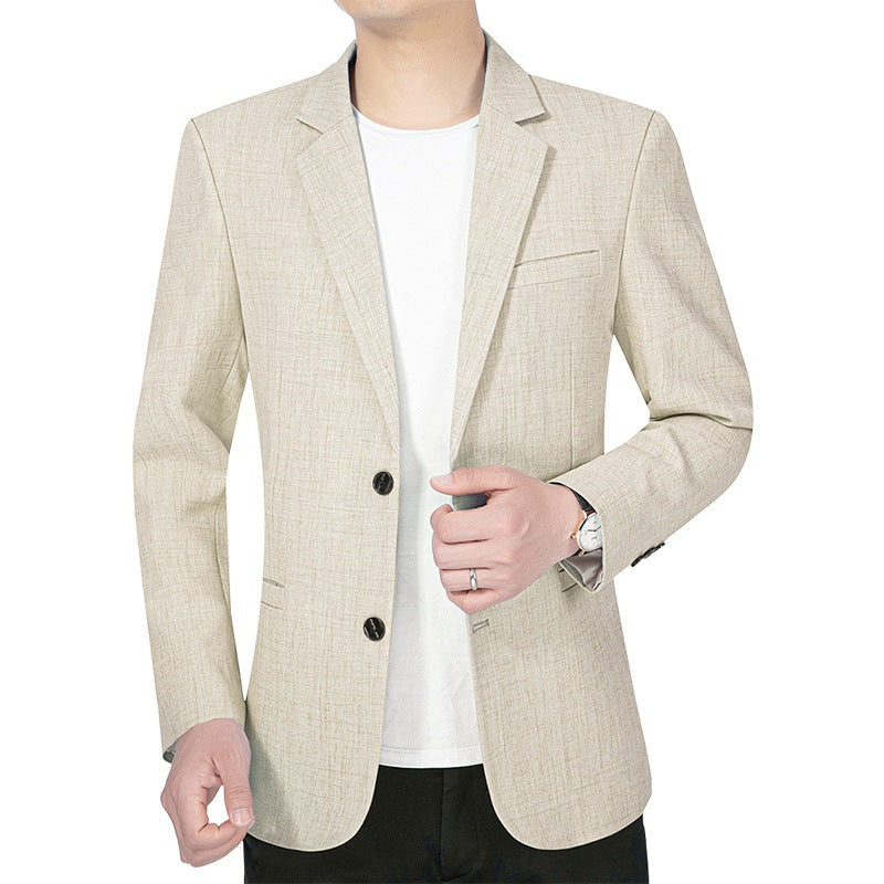 Men's Slim Fit Business Casual Blazer for Spring/Fall