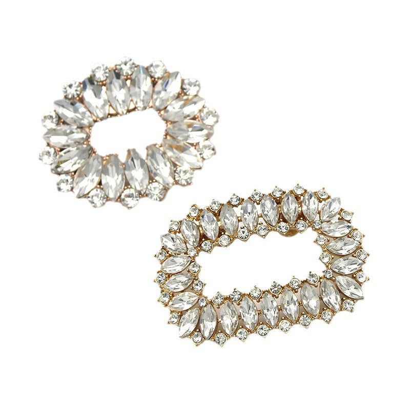 Crystal Rhinestone Removable Shoe Buckle Accessories