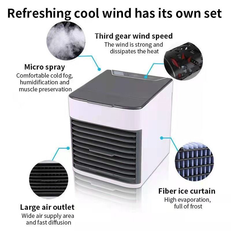 Portable USB Mini Air Cooler Desktop Fan