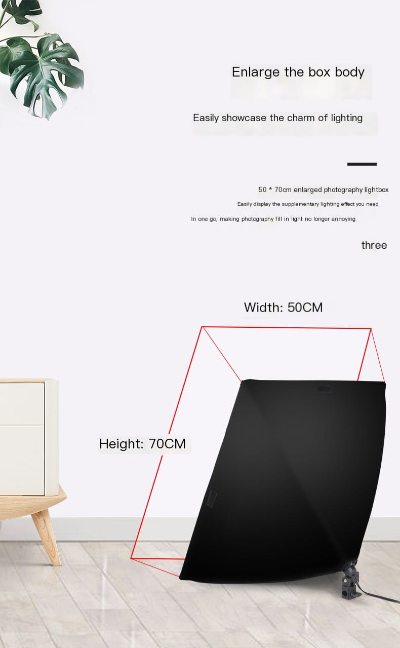 LED Photography Light Softbox Kit for Live Streaming