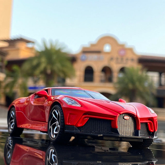 Bugatti Alloy Sports Car Model for Kids' Decoration