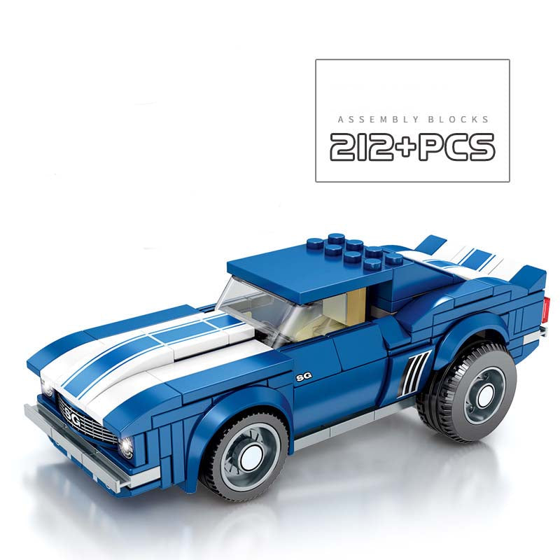 Children's Building Block Toy Car Set
