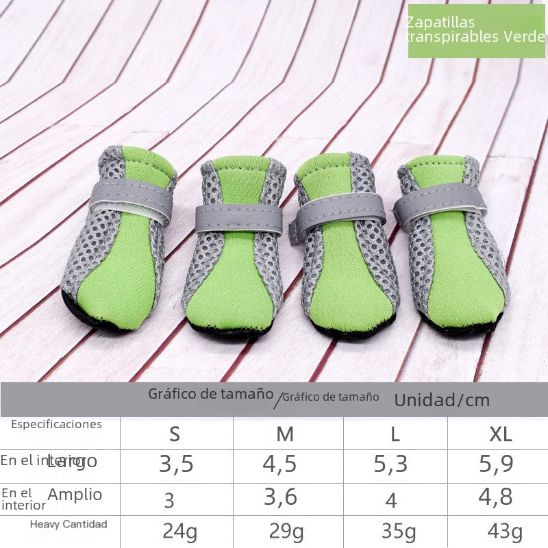 Pet Mesh Non-Slip Breathable Dog Shoes for Small Breeds
