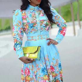 Africa Fashion Women's Printed Dress