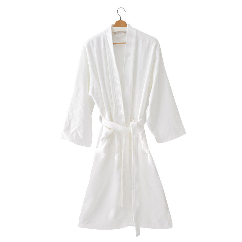 Luxury Cotton Waffle Hotel Bathrobe for Spas