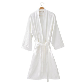 Luxury Cotton Waffle Hotel Bathrobe for Spas