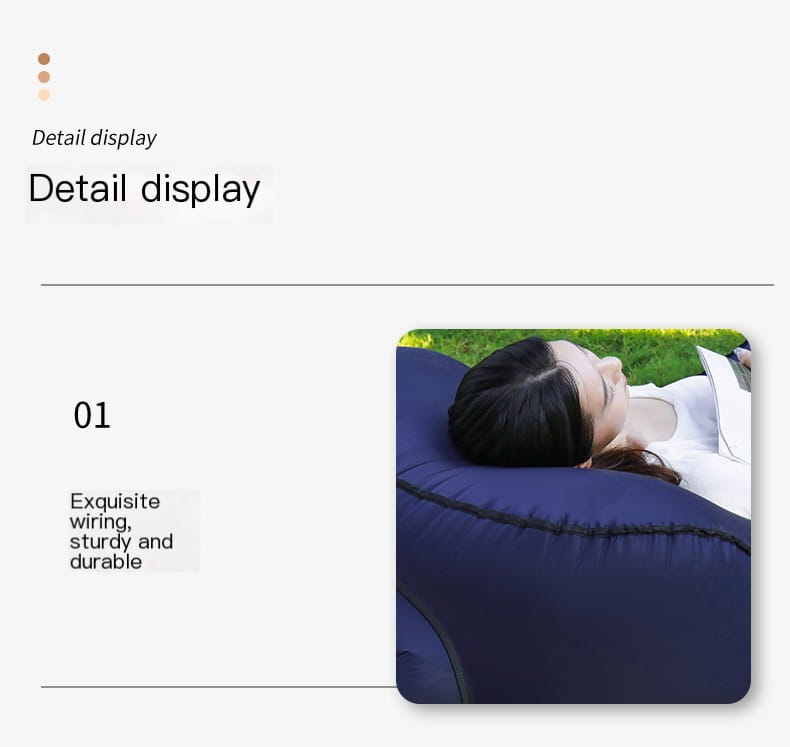Portable Inflatable Sofa Bed for Outdoor Relaxation