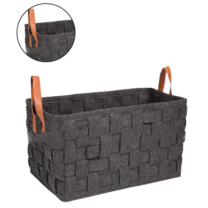 Felt Storage Basket, Clothing Organizer, Storage Bag