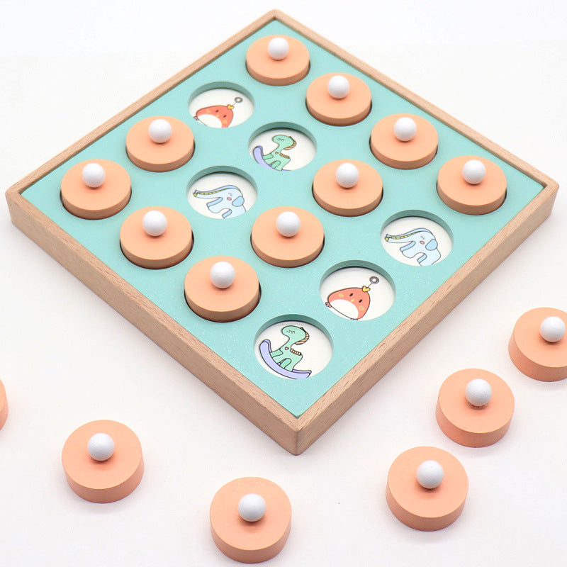 Memory Chess SWF04 in Wooden Box - Logic Training Toy