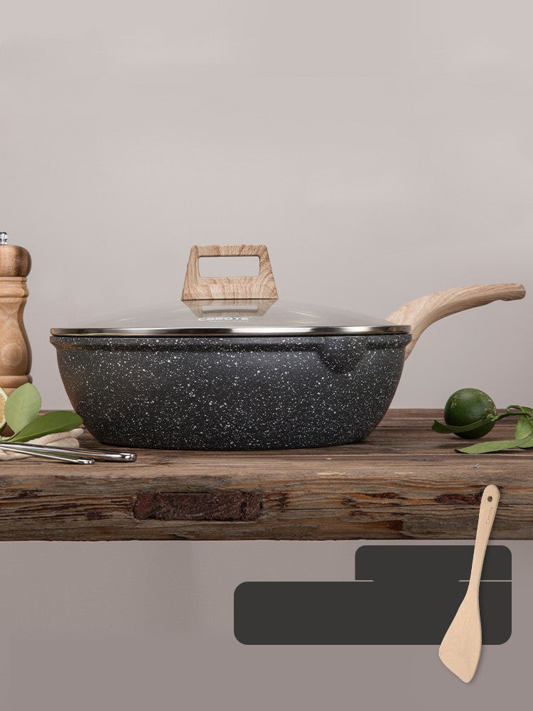 Non-Stick Stone Frying Pan for Induction and Gas Stoves