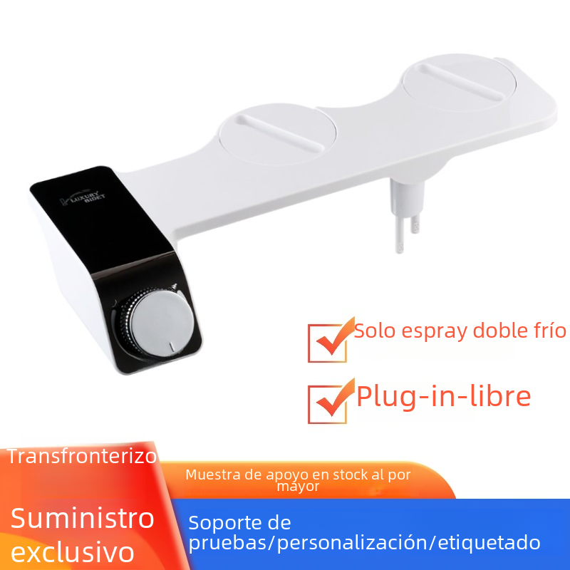 Manual Adjustable Bidet with Dual Spray Function