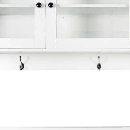 63W Large Kitchen Hutch Cabinet Freestanding Pantry Cabinets Storage Kitchen Cupboard With 4 Doors 4 Drawers &