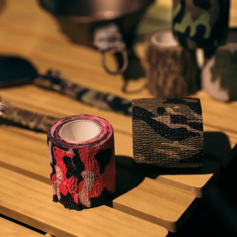 Outdoor Camouflage Self-Adhesive Elastic Tape Strips - Joomcy