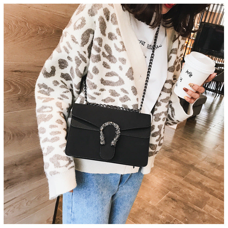 Trendy Women's Mini Shoulder Bag with Chain Strap
