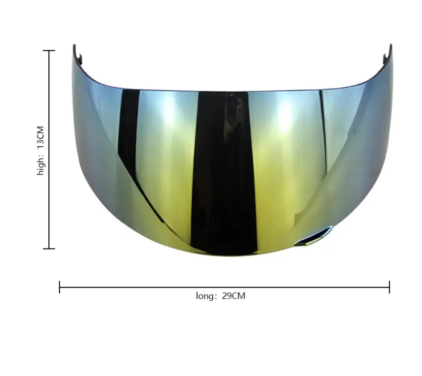 Motorcycle Helmet Visor - Reinforced Lens in 6 Colors